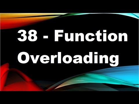 Java Tutorials Urdu Nfn 38 Function Overloading