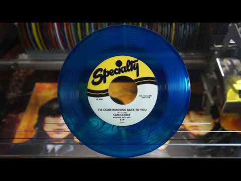 Jonnie's Jukebox Plays: I'll Come Running Back To You - Sam Cooke 1957. Blue Vinyl 7" Single