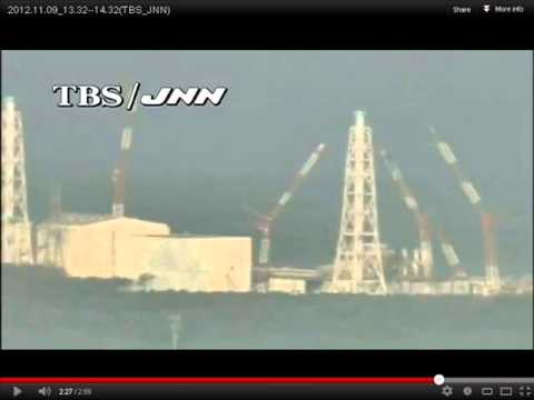 Fukushima Daiichi Crane Spark/Bolt/Blast 2012-11-09 Video #18