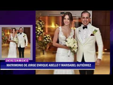 ASÍ FUE EL MATRIMONIO DE JORGE ENRIQUE ABELLO Y MARISABEL GUTIÉRREZ