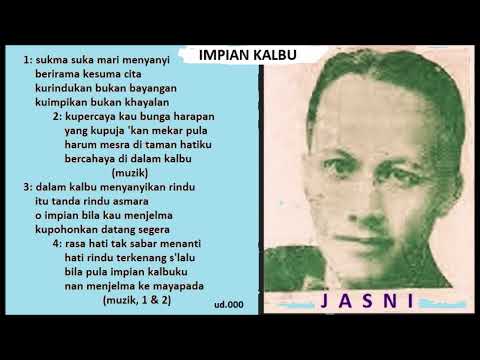 Jasni dgn. Yusuf B. Orchestra - Impian Kalbu - 1956