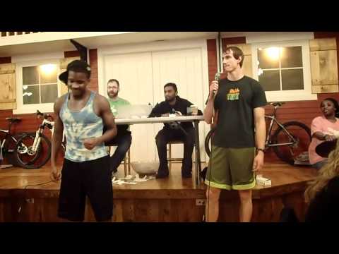 Our awesome Youth Pastor, Rapping!