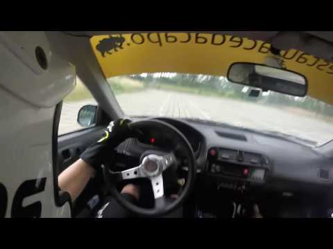 1 runda Szombierki Rally Cup 2016 Honda Civic Michał Gromek /Bartek Giecek