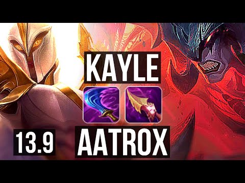 KAYLE vs AATROX (TOP) | 3/0/6, 500+ games | KR Master | 13.9