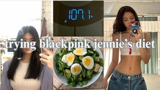 trying blackpink jennie’s diet for 3 days for a slimmer waist