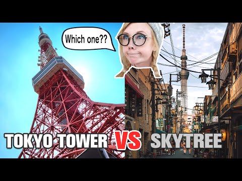 Tokyo Tower VS SkyTree | Which one should you visit? | Japan Travel Vlog Review