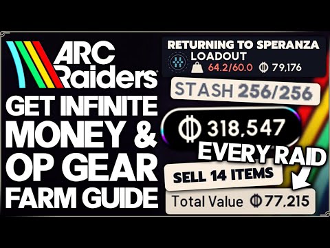 Arc Raiders - How to Make Money FAST & Get INFINITE OP Gear - Best EASY Coin Farm & Loot Run Guide!