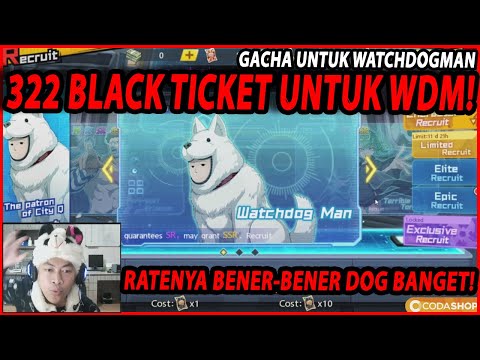 🔥🔥GACHA UNTUK MENDAPATKAN WATCHDOGMAN [SUPPORT TERBAIK ABAD INI] - ONE PUNCH MAN:The Strongest