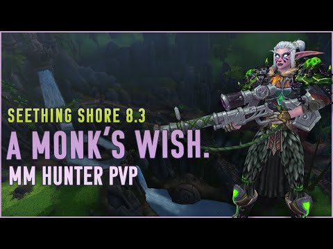 A MONK'S WISH - Marksmanship Hunter PvP (Seething Shore WoW BFA 8.3)