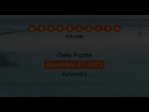 Wordscapes December 27 2023