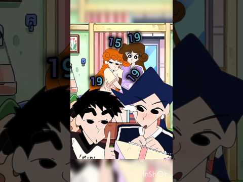 Shin-chan and shinko are cute ☺💓 #shinchan #twinsistervlog #trending