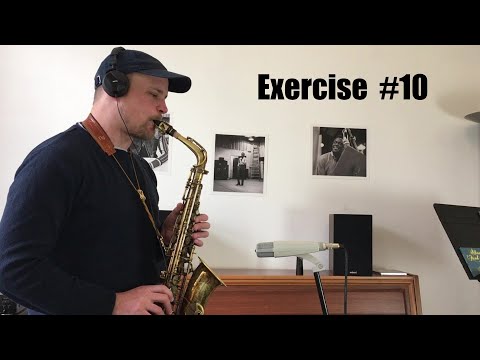 Basic Jazz Conception for Saxophone by Lennie Niehaus (Vol. 1) - Exercise #10