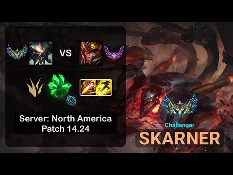Skarner Jungle vs Jarvan IV - NA Challenger - Patch 14.24