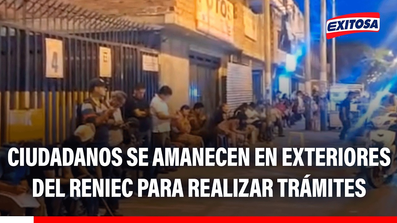 🔴🔵 Largas colas se registran desde la madrugada y entidad abre sus puertas a las 8:45 A.M.