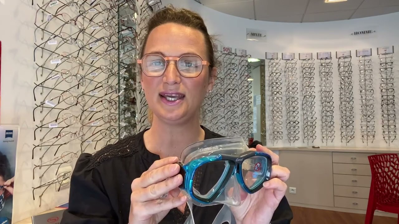 Le masque de plongée à la vue, par Diane (opticienne) @optiquechennevieresconflan8525