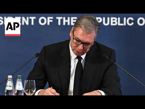 Serbia’s Vucic resigns as president in bid to become PM ahead of elections