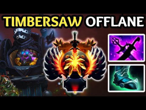 🔥 TIMBERSAW OFFLANE IS BROKEN ?! 17 KILL IMPOSSIBLE TO HANDLE | DOTA 2 🔥