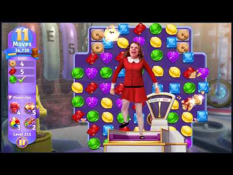 Wonka's World of Candy Level 211 - NO BOOSTERS + FULL STORY 🍫 | SKILLGAMING ✔️