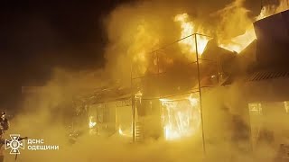 Los ataques rusos con drones en Odesa dejan 6 heridos