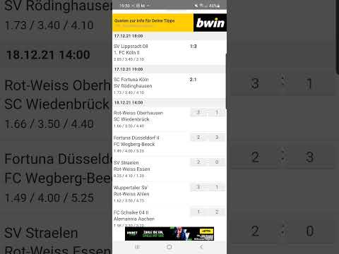 Regionalliga West 21. Spieltag