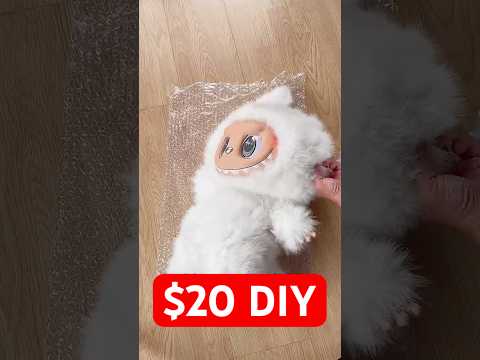 I Built a $20 Labubu Angel DIY 😱 #labubu #labubudiy #labubuunboxing