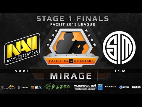 NaVi vs TSM - Map 3 - Mirage (FACEIT 2015 League Stage 1 Finals)