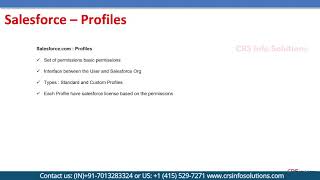 Learn About How to Set Profiles in Salesforce?