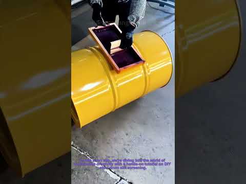 Thumbnail for Steel Drum Silk Screening: Upcycle Old Barrels into Unique Decor!​ by Steel drums