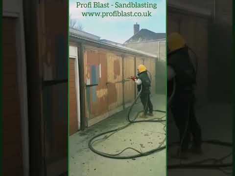Southern Mobile Sandblasting - Paint Stripping from Wooden Garage Doors
