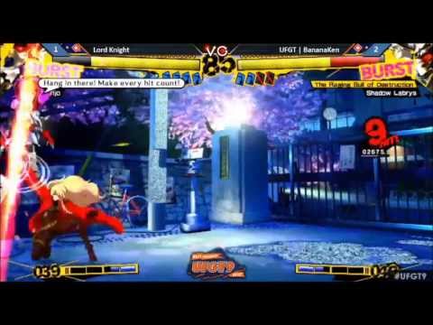 UFGT9 Persona 4 Arena grand finals: BananaKen vs Lord Knight (final round)
