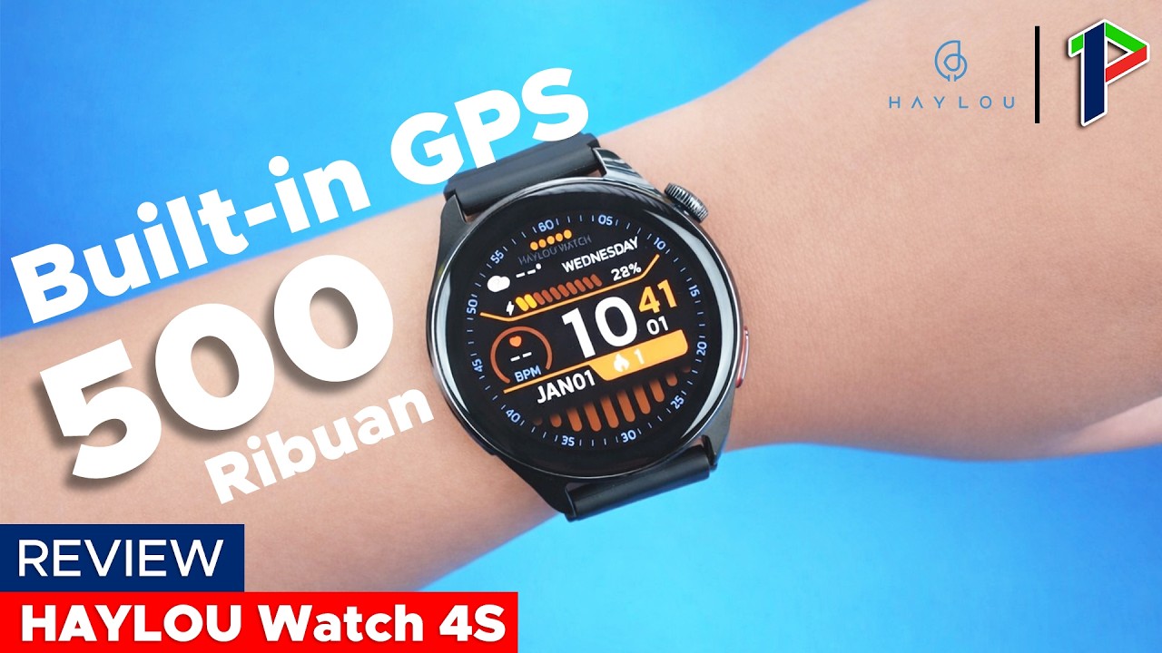 Smartwatch 500 Ribuan Udah Built in GPS! - Haylou Watch 4S Review Indonesia