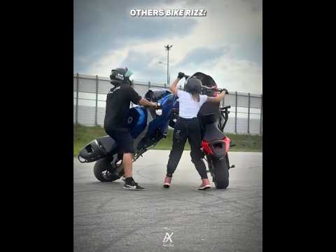 Bro got the best bike rizz!