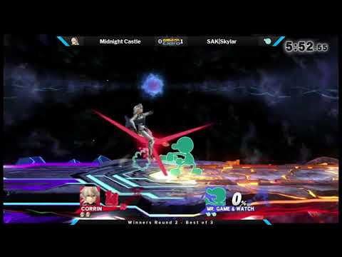 Game On Expo Smash 4 Paid Bracket WR2 - Midnight Castle (Corrin) vs SAK|Skylar (Mr. Game & Watch)