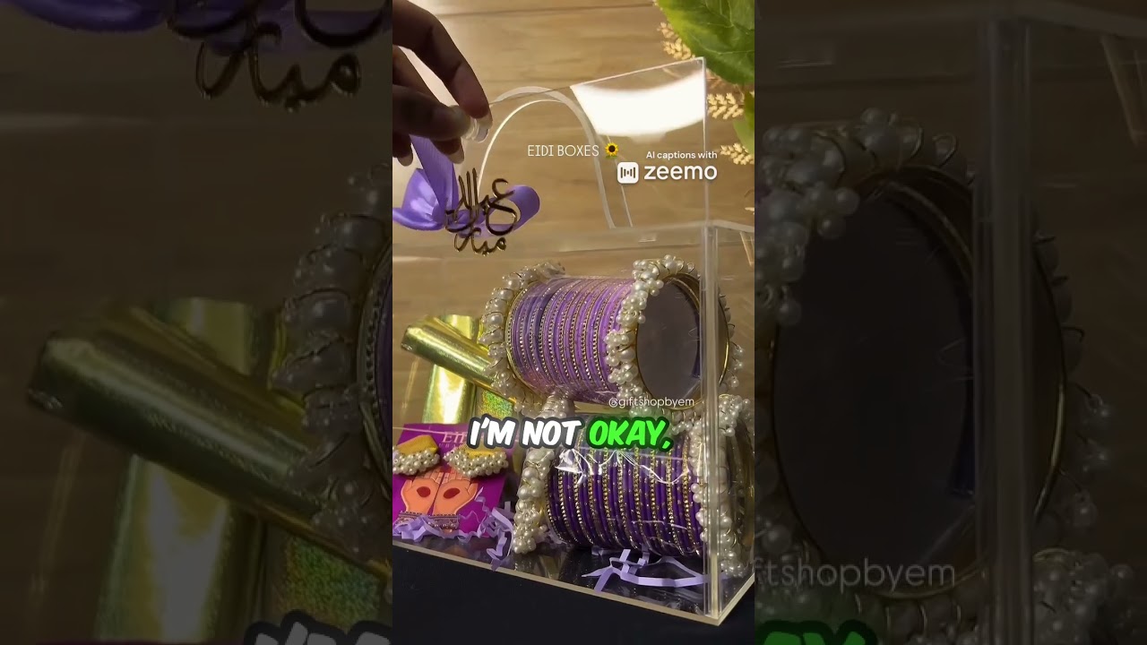 Trending Eid Gift Box Design 🎁🔥 | The Perfect Blend of Love & Luxury!  #handmadegifts #gift  #diy