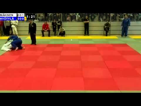 Judo U18 SM 2014: P18-66: MÄKINEN - HYÖTYLÄ