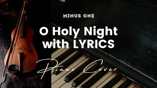 Download lagu O Holy Night by Hillsong - Key of G - Karaoke - Minus One with LYRICS - Piano cover mp3