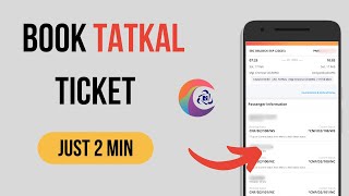 How To Book Tatkal Train Ticket 2024 | How To Book Tatkal Ticket In IRCTC Fast | Tamil | 2024