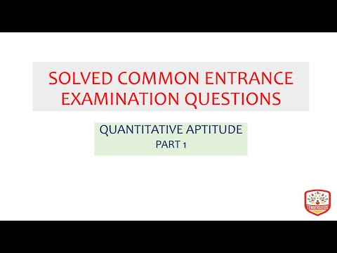 Common Entrance Quantitative Reasoning_Part1