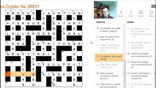 Solving The Times cryptic crossword on 15 September