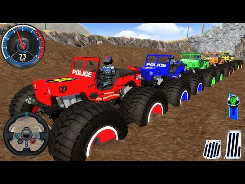 Juegos De Carros - Offroad Police Car Stunts Driving #1 - Dirt Cars Racing - Android GamePlay 2026