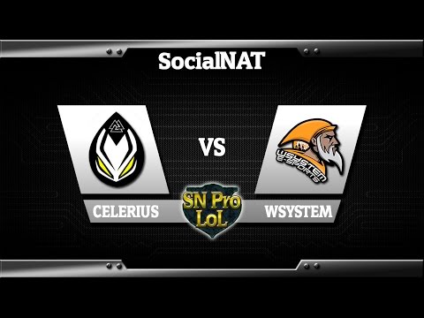 Jornada 3 SN Pro LoL: Celerius vs Wsystem