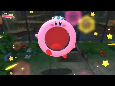 Abandoned Beach Silent 100% Walkthrough | Kirby and the Forgotten Land