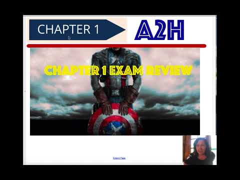 A2H CH 1 & 2 Review for Quiz