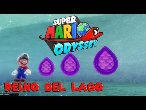 Las 50 MONEDAS MORADAS del REINO del LAGO - Super Mario Odyssey