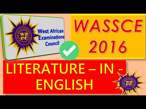 wassce 2016 literature in english past questions and answers