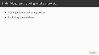 71.Perform an SQL Injection Attack on Android Using Drozer