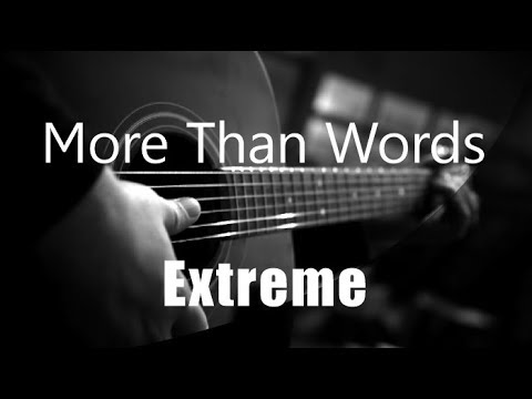 More Than Words - Extreme ( Acoustic Karaoke )