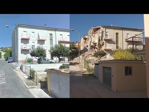 Terremoto Centro Italia, il prima e dopo dal drone