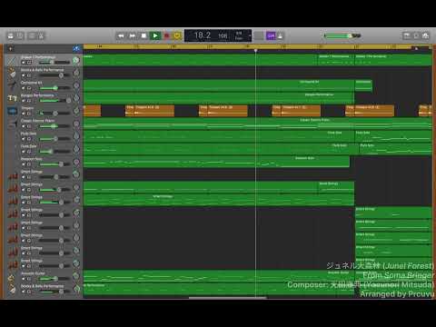 Yasunori Mitsuda - Soma Bringer - Dungeon BGM "Junel Forest" GarageBand Cover