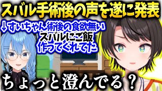 スバル復帰で声が変わったか遂に発表とすいちゃん家でご飯食べさせてもらってた話【大空スバル/ホロライブ】